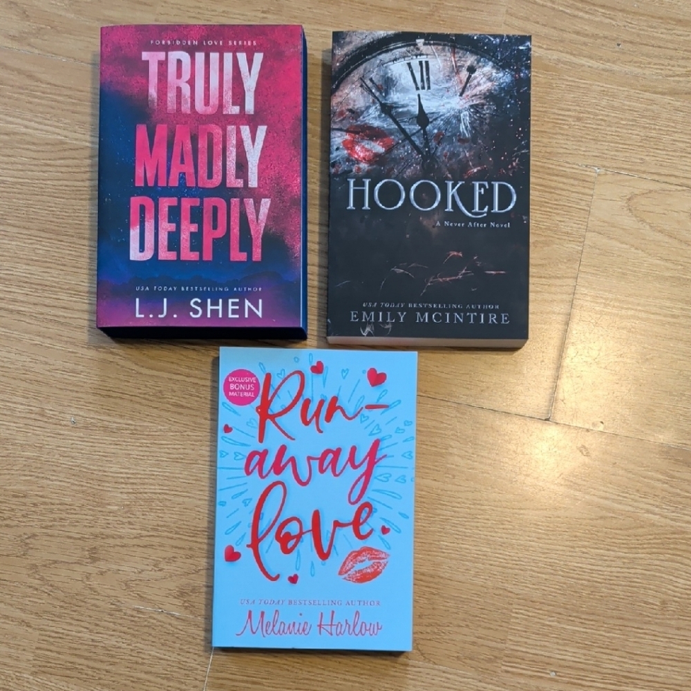 Truly Madly Deeply, Hooked, and Runaway Love Book Bundle - Never Read
